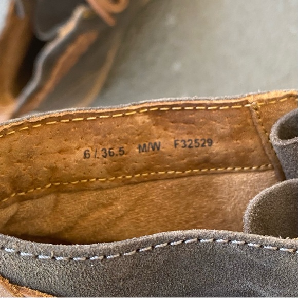 Born Temple Rust Suede Leather Ankle Boots Women’s 6 Boho F32529 - Picture 13 of 14